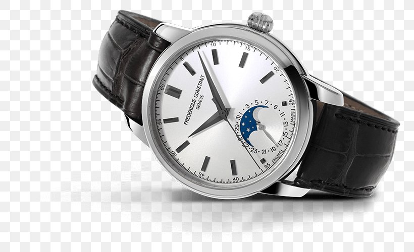 Frédérique Constant Watch FREDERIQUE Constant Classic Moonphase Manufacturing Movement, PNG, 800x500px, Watch, Automatic Watch, Brand, Caliber, Flyback Chronograph Download Free