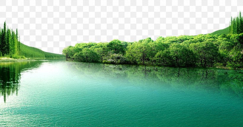 Lake Beautiful Blue Lake, PNG, 2362x1240px, Blue Lake, Apartment, Bank, Grass, Gratis Download Free
