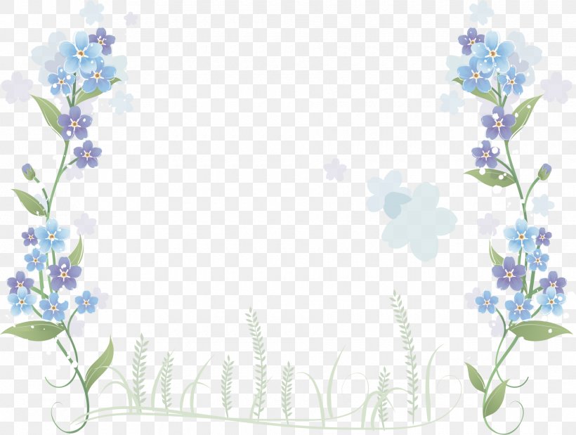 Flower Blue, PNG, 1860x1406px, Flower, Blue, Floral Design, Flower
