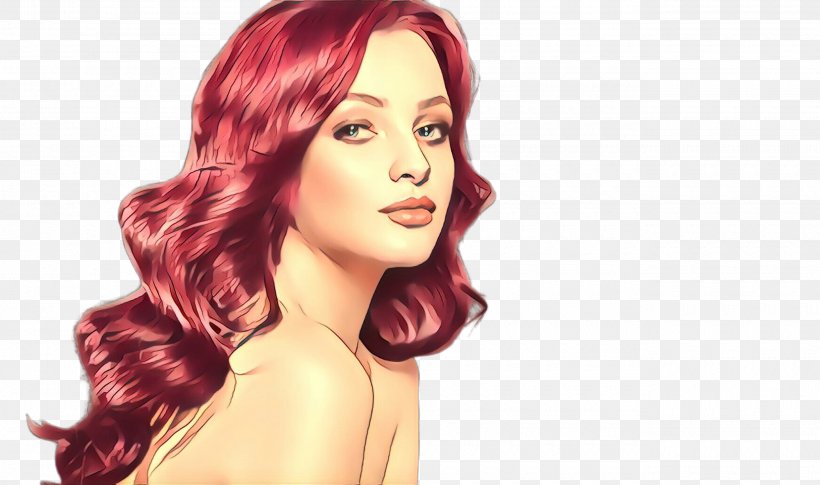 Hair Face Hairstyle Chin Hair Coloring, PNG, 2600x1539px, Cartoon, Beauty, Cheek, Chin, Face Download Free