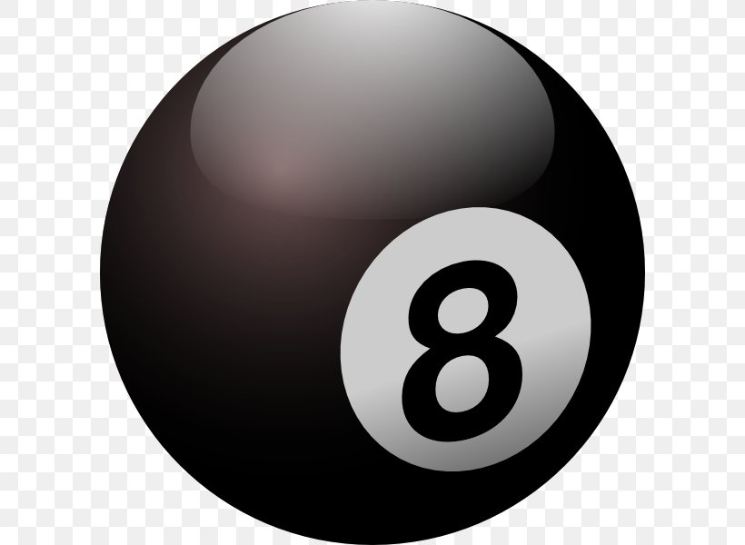 Magic 8-Ball Eight-ball Billiards Billiard Balls Clip Art, PNG, 600x600px, Magic 8ball, Ball, Billiard Ball, Billiard Balls, Billiards Download Free