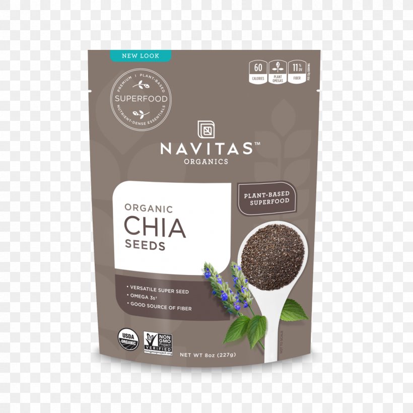 Organic Food Raw Foodism Chia Seed Omega-3 Fatty Acids, PNG, 1200x1200px, Organic Food, Chia, Chia Seed, Fatty Acid, Food Download Free