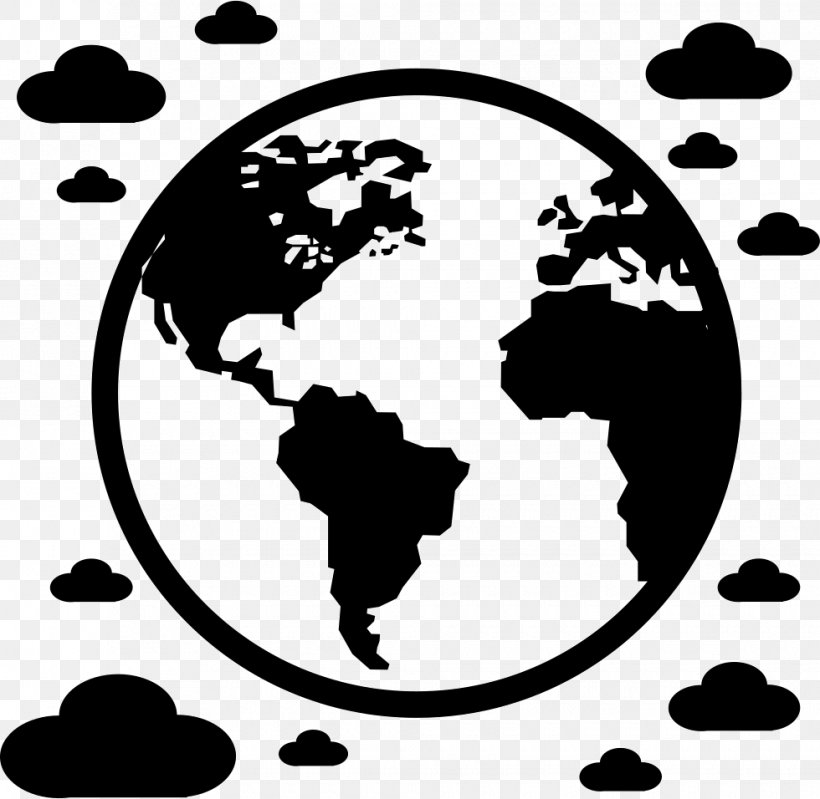 Earth Globe World, PNG, 980x956px, Earth, Black, Black And White, Brand, Earth Symbol Download Free