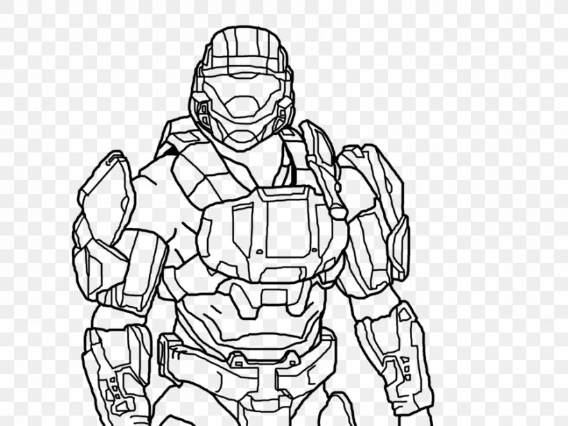 Halo: Reach Halo 3: ODST Halo Wars Master Chief, PNG, 900x675px, Halo Reach, Arm, Artwork, Black And White, Bungie Download Free