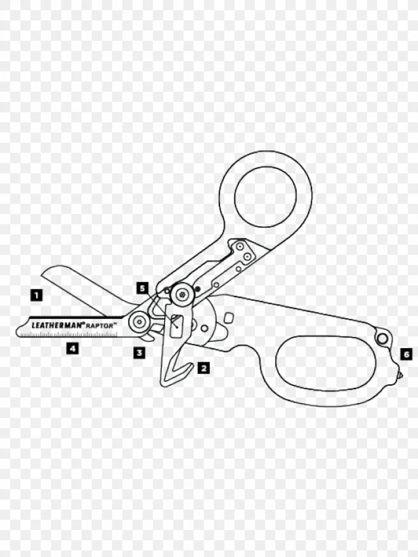 Multi-function Tools & Knives Leatherman Raptor Shears Leatherman Raptor Holster 939910, PNG, 1200x1600px, Multifunction Tools Knives, Auto Part, Black And White, Diagram, Drawing Download Free