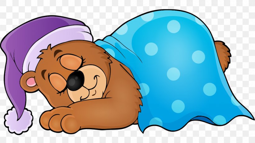 Bear Vector Graphics Sleep Clip Art Illustration, PNG, 1000x562px, Bear, Carnivoran, Cartoon, Dog Like Mammal, Drawing Download Free