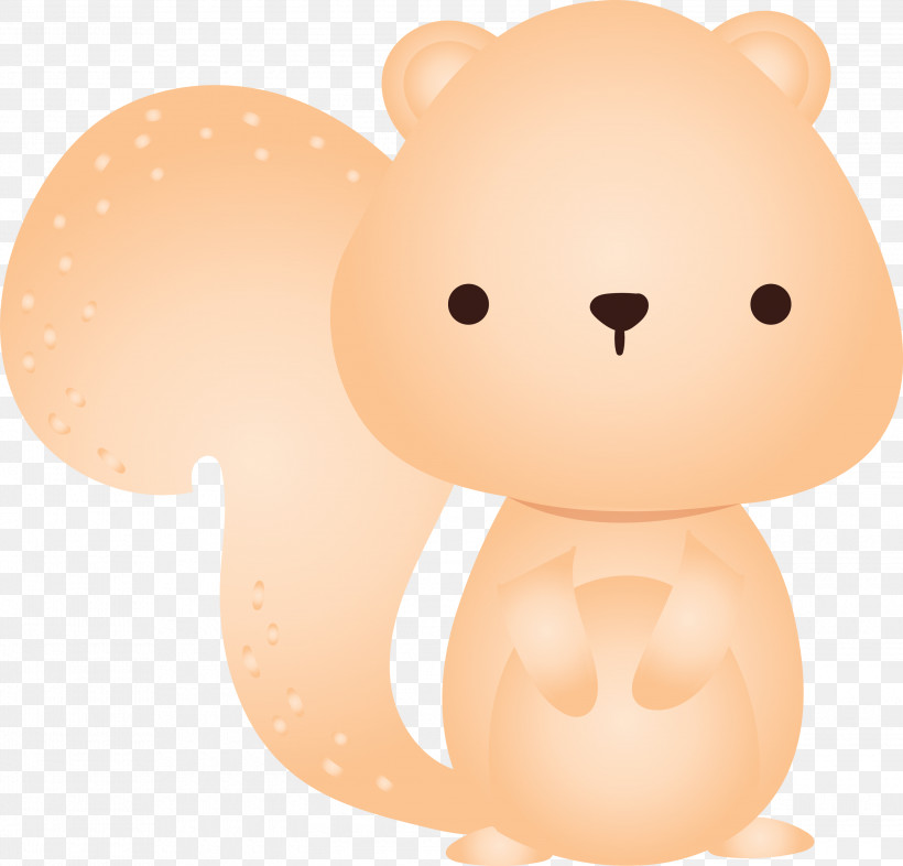 Cartoon Animal Figure Snout Squirrel Bear, PNG, 3000x2876px, Cartoon, Animal Figure, Bear, Beaver, Snout Download Free