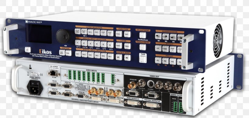 Electronics High-definition Television Digital Visual Interface Analog Signal Vision Mixer, PNG, 980x466px, Electronics, Amplifier, Analog Signal, Audio Mixers, Audio Receiver Download Free
