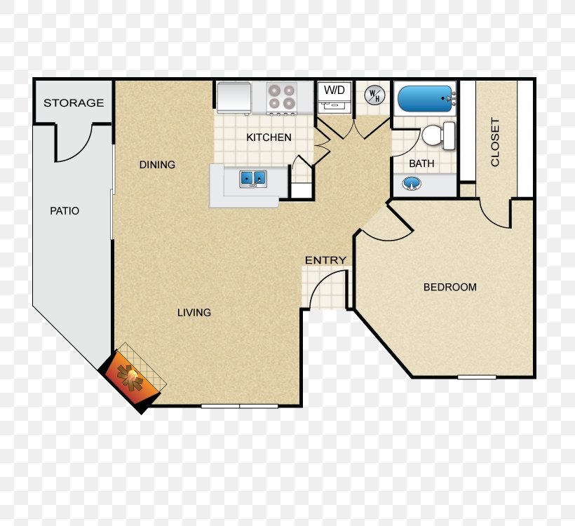 The Place At Castle Hills Apartments Renting Calais Place, PNG, 750x750px, Castle Hills, Apartment, Area, Condominium, Floor Plan Download Free