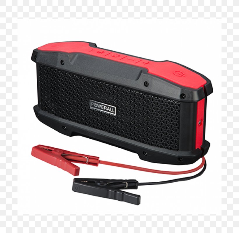 Battery Charger Powerall Journey PBJS16000WS 600A Jump Starter With Bluetooth Speaker Baterie Externă, PNG, 800x800px, Battery Charger, Ampere Hour, Automotive Exterior, Crutchfield Corporation, Electric Battery Download Free