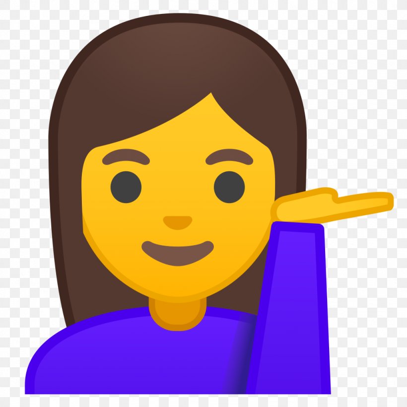 Emojipedia Woman Gesture Meaning, PNG, 1024x1024px, Emoji, Cartoon, Communication, Emojipedia, Emoticon Download Free