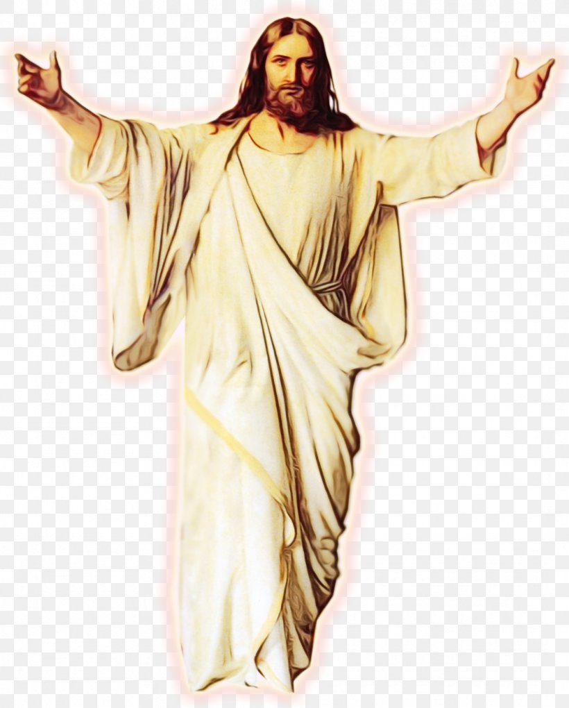 Religious Item Pray Prophet Statue Crucifix, PNG, 1065x1325px, Watercolor, Blessing, Cross, Crucifix, Paint Download Free
