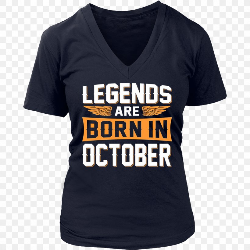 T-shirt Hoodie Birthday Gift Clothing, PNG, 1000x1000px, Tshirt, Active Shirt, August, Birth, Birthday Download Free