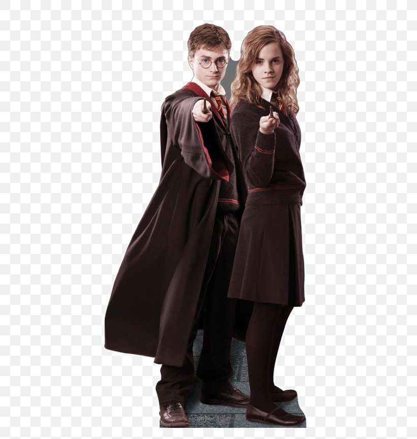 Daniel Radcliffe Emma Watson Hermione Granger Harry Potter And The Philosopher's Stone Ron Weasley, PNG, 432x864px, Watercolor, Cartoon, Flower, Frame, Heart Download Free
