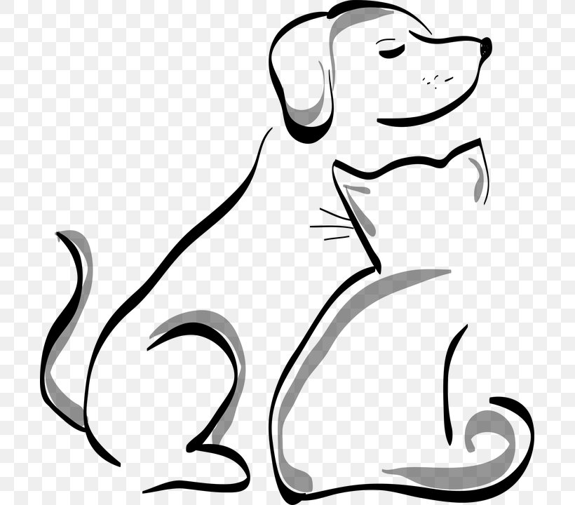 Dog–cat Relationship Dog–cat Relationship Pet Sitting Kitten, PNG, 705x720px, Watercolor, Cartoon, Flower, Frame, Heart Download Free