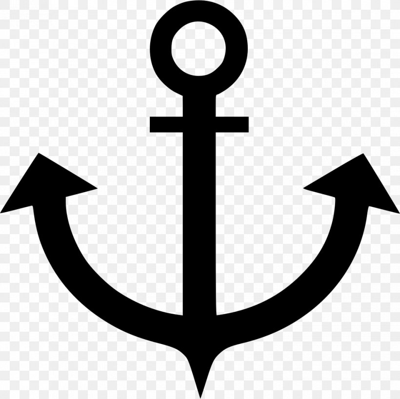 Drawing Anchor, PNG, 980x978px, Drawing, Anchor, Black And White, Icon Design, Royaltyfree Download Free