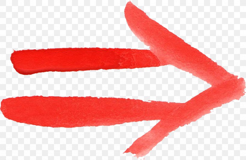 Red Watercolor Painting Arrow, PNG, 908x591px, Red, Aerosol Paint, Brush, Color, Finger Download Free