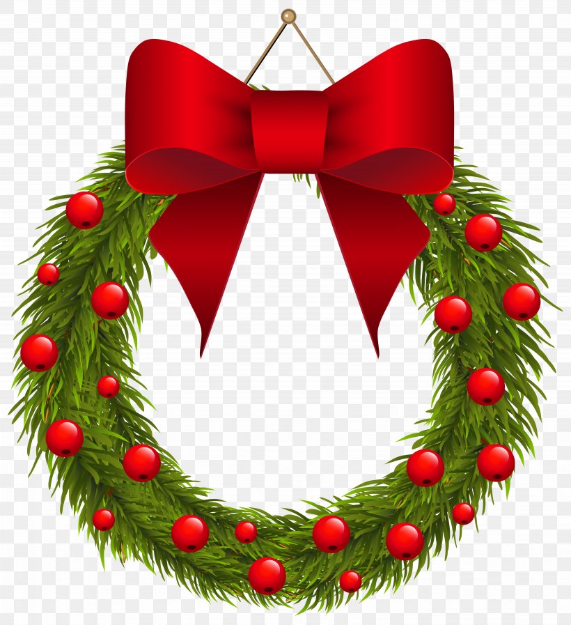 Christmas Decoration Wreath Garland Clip Art, PNG, 5752x6294px, Christmas, Bombka, Christmas Card, Christmas Decoration, Christmas Ornament Download Free