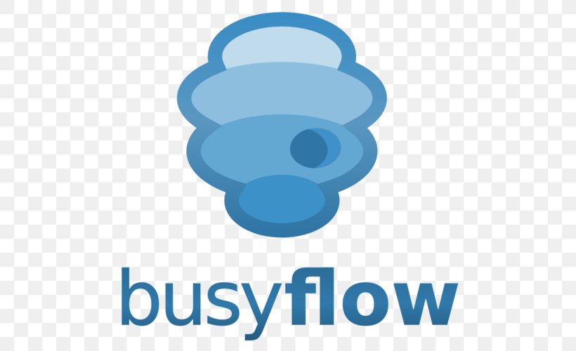 Logo BusyFlow Brand Font Product, PNG, 500x500px, Logo, Area, Blue, Brand, Business Download Free