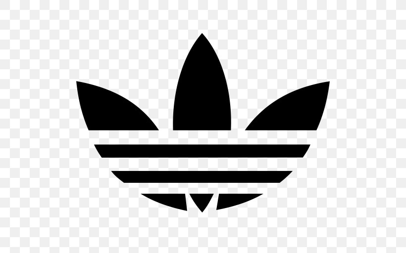 Adidas Originals Logo Sportswear Clip Art, PNG, 512x512px, Adidas Originals, Adidas, Black, Black And White, Brand Download Free