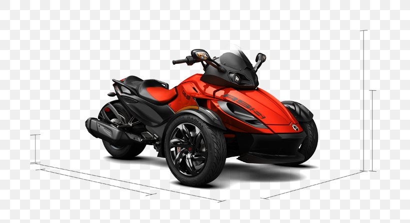 BRP Can-Am Spyder Roadster Can-Am Motorcycles Malcolm Smith Motorsports Vehicle, PNG, 725x447px, Brp Canam Spyder Roadster, Antigo Yamaha, Automotive Design, Automotive Exterior, Automotive Wheel System Download Free