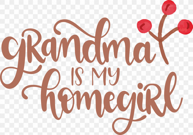 Grandma, PNG, 3000x2090px, Grandma, Calligraphy, Logo, Meter, Valentines Day Download Free