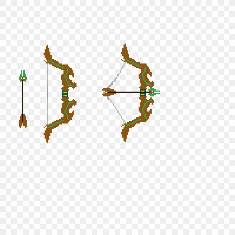 Minecraft Bow And Arrow Ancient History Pixel Art, PNG, 1200x1200px, Minecraft, Ancient History, Bow, Bow And Arrow, Branch Download Free
