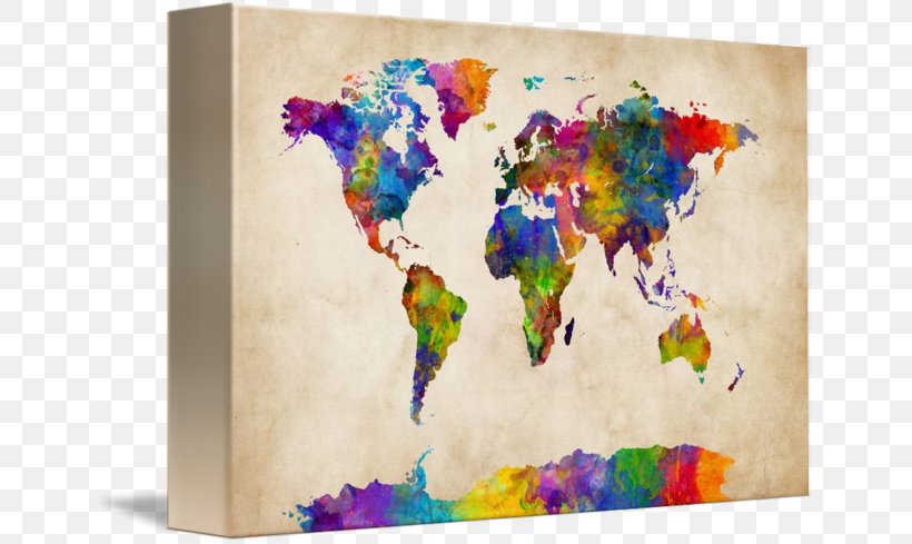 Painting World Map Art, PNG, 650x489px, Painting, Abstract Art, Art, Art Museum, Canvas Download Free