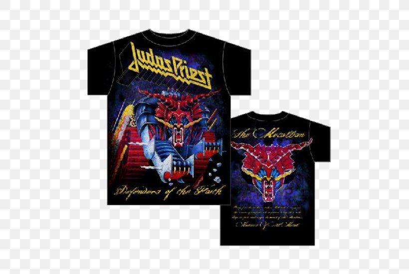 Judas Priest - T-shirt Judas Priest Defenders Of The Faith British Steel Sad Wings Of Destiny PNG