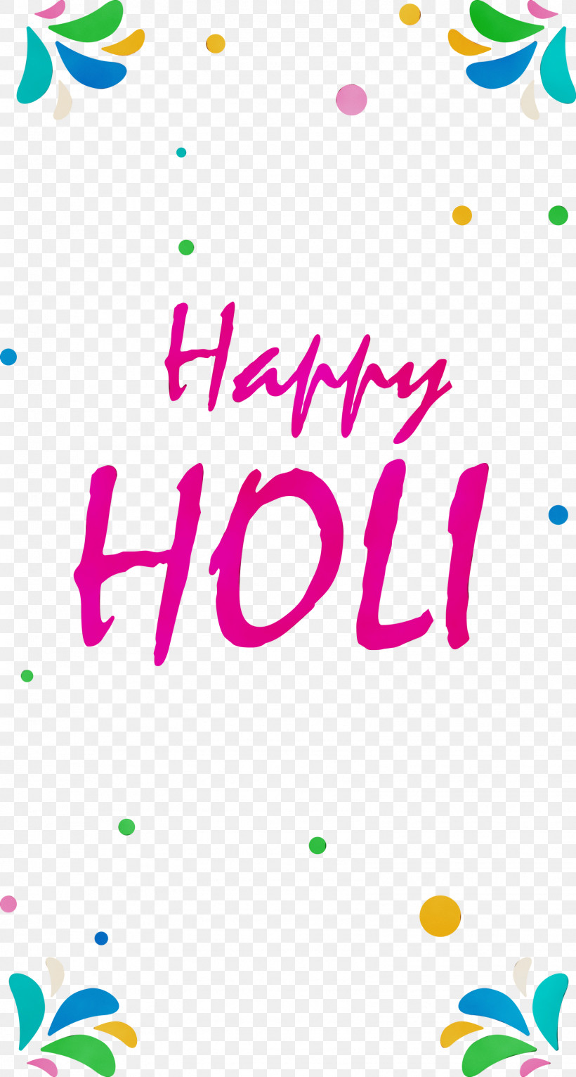 Text Font Pink Line Magenta, PNG, 1606x2999px, Happy Holi, Calligraphy, Line, Magenta, Paint Download Free