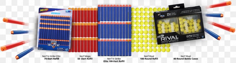 Nerf N-Strike Elite Nerf Blaster Darts, PNG, 1493x399px, Nerf Nstrike Elite, Ammunition, Brand, Bullet, Cartridge Download Free
