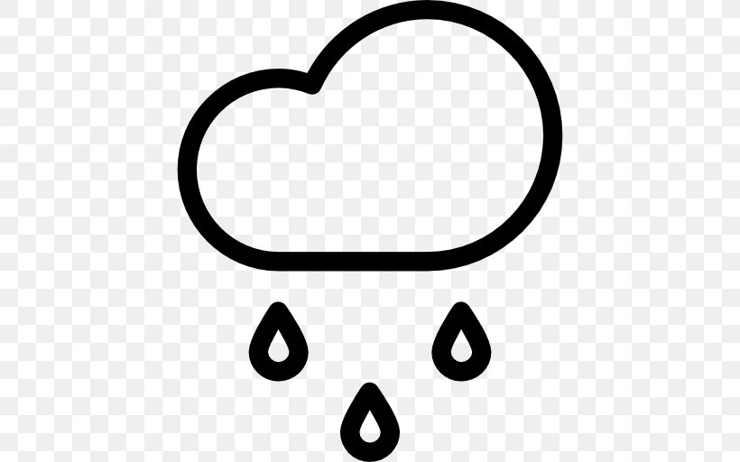 Rain Meteorology Clip Art, PNG, 512x512px, Rain, Area, Black, Black And White, Body Jewelry Download Free