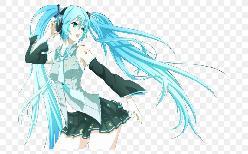Hatsune Miku Vocaloid Crypton Future Media, PNG, 700x509px, Watercolor, Cartoon, Flower, Frame, Heart Download Free