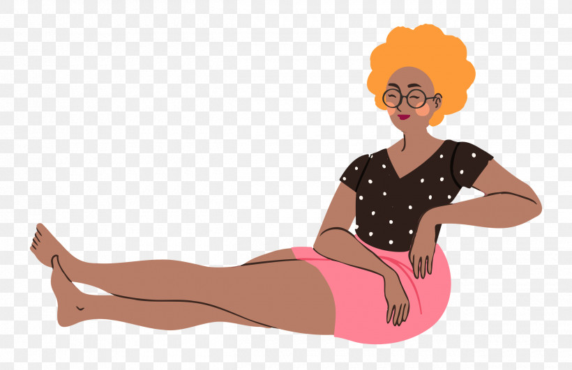 Relaxing Lady Woman, PNG, 2500x1620px, Relaxing, Abdomen, Cartoon, Girl, Lady Download Free