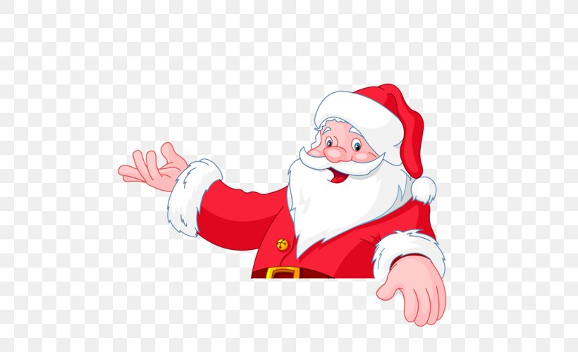 Santa Claus Christmas Clip Art, PNG, 500x500px, Santa Claus, Christmas, Christmas Ornament, Fictional Character, Finger Download Free