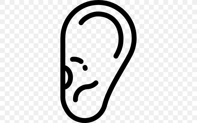 Deaf Hearing Clip Art, PNG, 512x512px, Deaf Hearing, Black, Black And White, Cartoon, Color Download Free