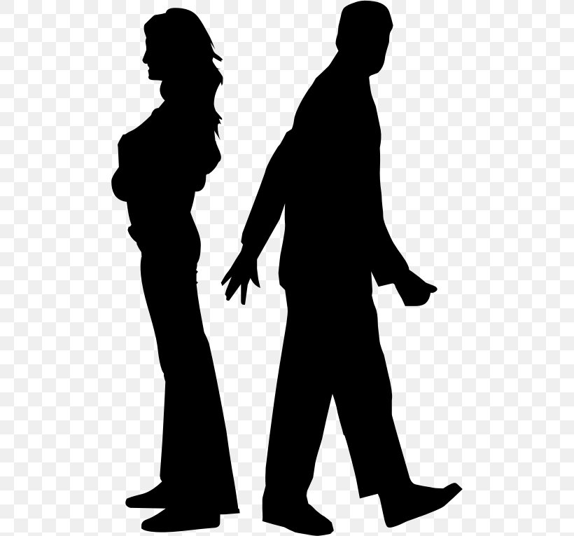 Silhouette Intimate Relationship Couple Clip Art, PNG, 502x765px ...