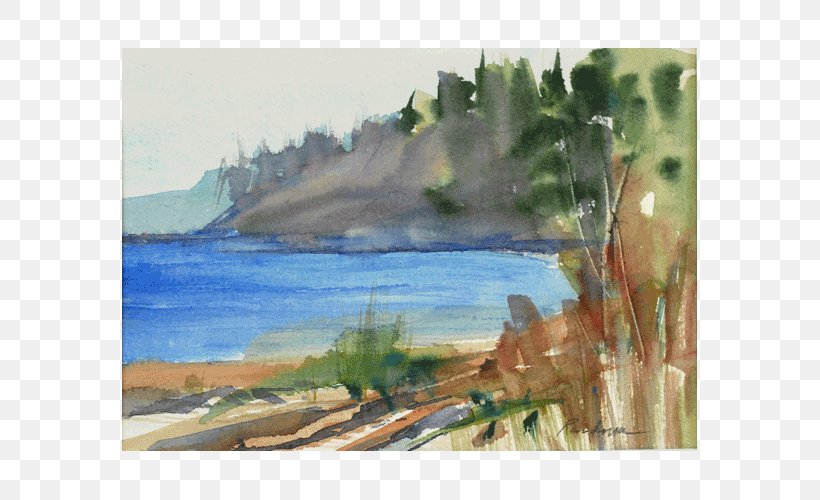 Watercolor Painting Polson Fine Art, PNG, 575x500px, Watercolor Painting, Art, Art Museum, Artist, Coast Download Free