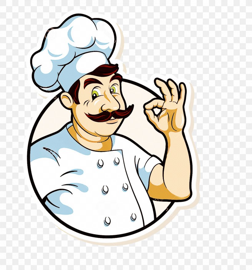 Cartoon Clip Art Finger Cook Line Art, Png, 1300x1390px, Cartoon, Chef 