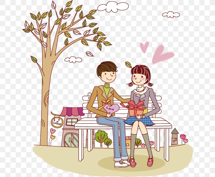 Cartoon Illustration, PNG, 653x675px, Watercolor, Cartoon, Flower, Frame, Heart Download Free