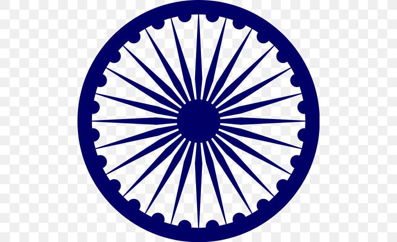 Flag Of India Ashoka Chakra The History Of The World Dharmachakra, PNG, 500x500px, India, Area, Ashoka, Ashoka Chakra, Bicycle Wheel Download Free