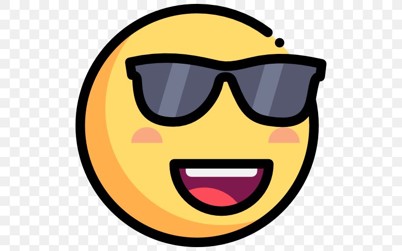 Smiley Facial Expression Emoticon, PNG, 512x512px, Smiley, Emoticon, Eyewear, Facial Expression, Glasses Download Free