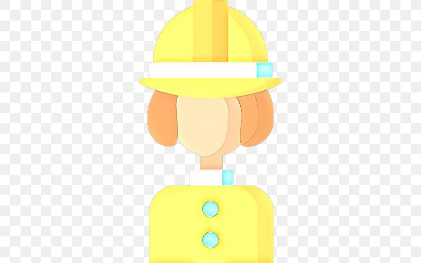 Yellow Hat Headgear Baby Products Fashion Accessory, PNG, 512x512px, Cartoon, Baby Products, Fashion Accessory, Hat, Headgear Download Free