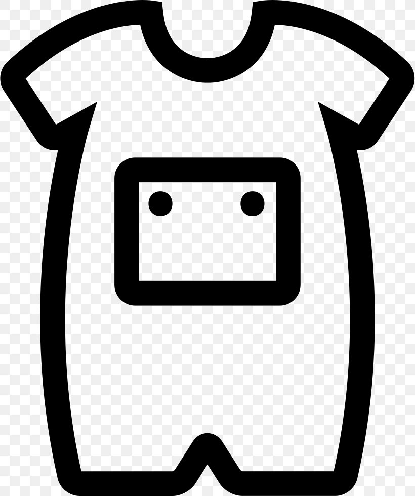Romper Suit T-shirt Baby & Toddler One-Pieces Clip Art, PNG, 820x980px, Romper Suit, Baby Toddler Onepieces, Bib, Black, Black And White Download Free