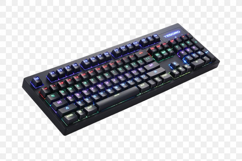 Computer Keyboard Computer Mouse Gaming Keypad USB Ergonomic Keyboard, PNG, 1000x667px, Computer Keyboard, Backlight, Computer Mouse, Electrical Switches, Electronics Download Free