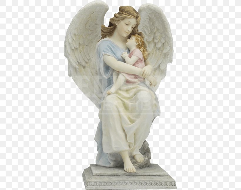Guardian Angel Statue Figurine Sculpture, PNG, 646x646px, Watercolor, Cartoon, Flower, Frame, Heart Download Free