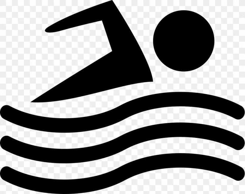 Clip Art, PNG, 981x778px, Swimming, Black And White, Monochrome, Monochrome Photography, Symbol Download Free