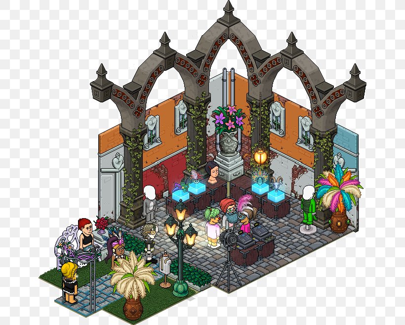 Habbo Valentine's Day Garden Masquerade Ball Ground Frost, PNG, 664x657px, Habbo, Cold, Garden, Ground Frost, Japanese Garden Download Free