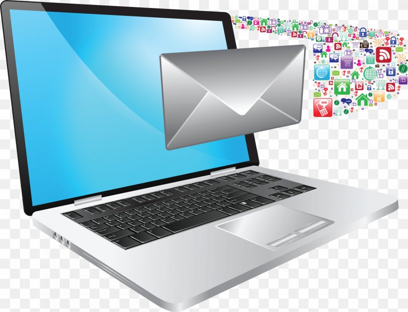 Laptop Email Marketing Web Development Computer Software, PNG, 2400x1836px, Laptop, Brand, Business, Computer, Computer Hardware Download Free