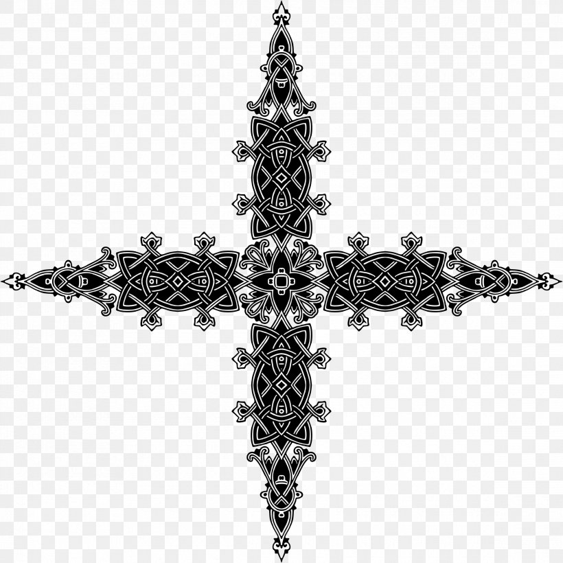 Clip Art, PNG, 2330x2330px, Symbol, Black And White, Body Jewelry, Christmas Ornament, Cross Download Free